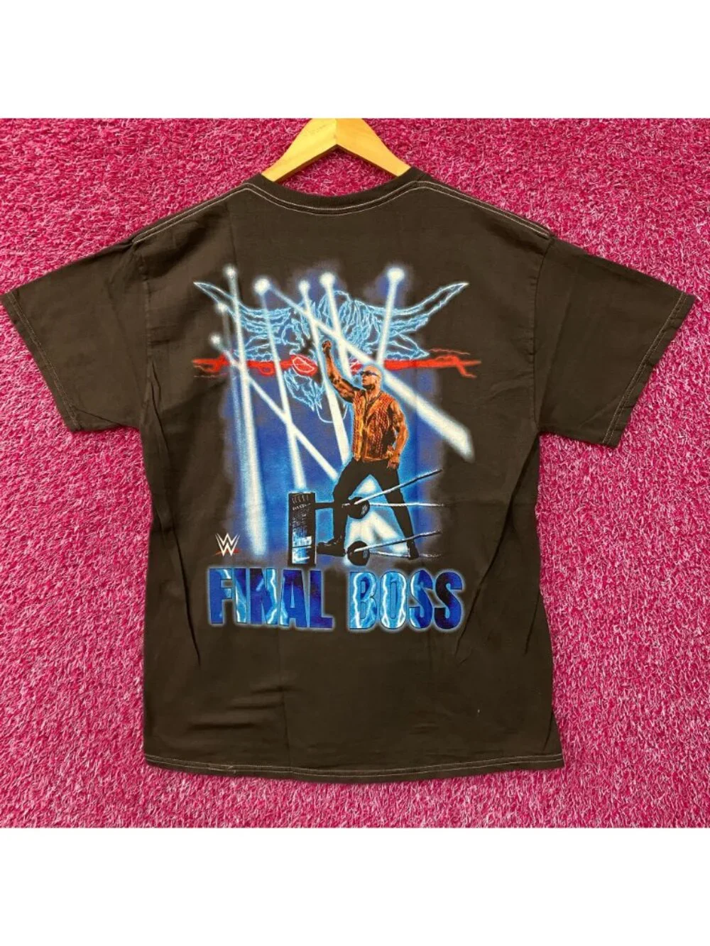 WWE The Rock Final Boss Graphic T-Shirt Large - Picture 4 of 5